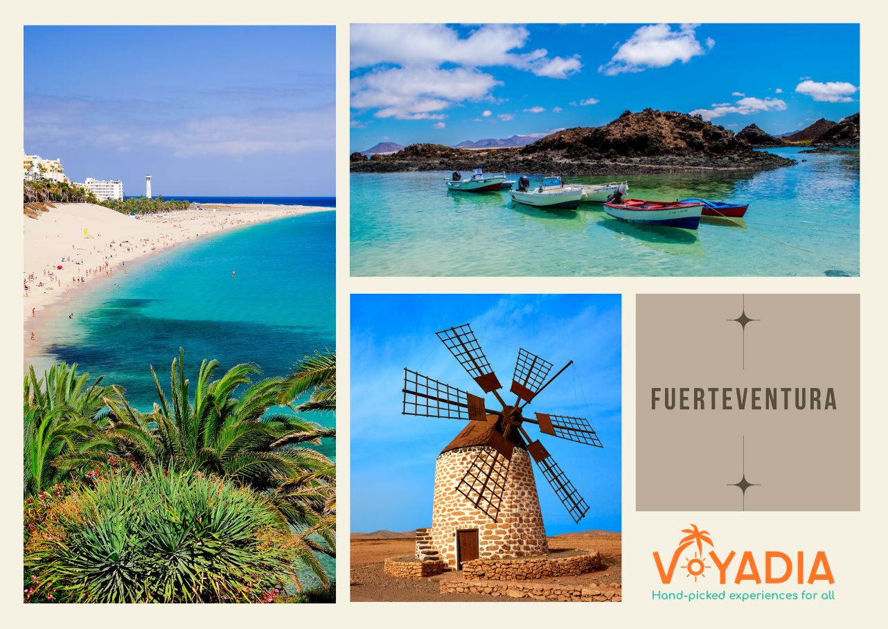 Fuerteventura is a paradise for those looking to enjoy pristine beaches, water sports, and delicious cuisine. Whether you're a surfer, windsurfer, or just looking to relax, Fuerteventura has something for everyone.