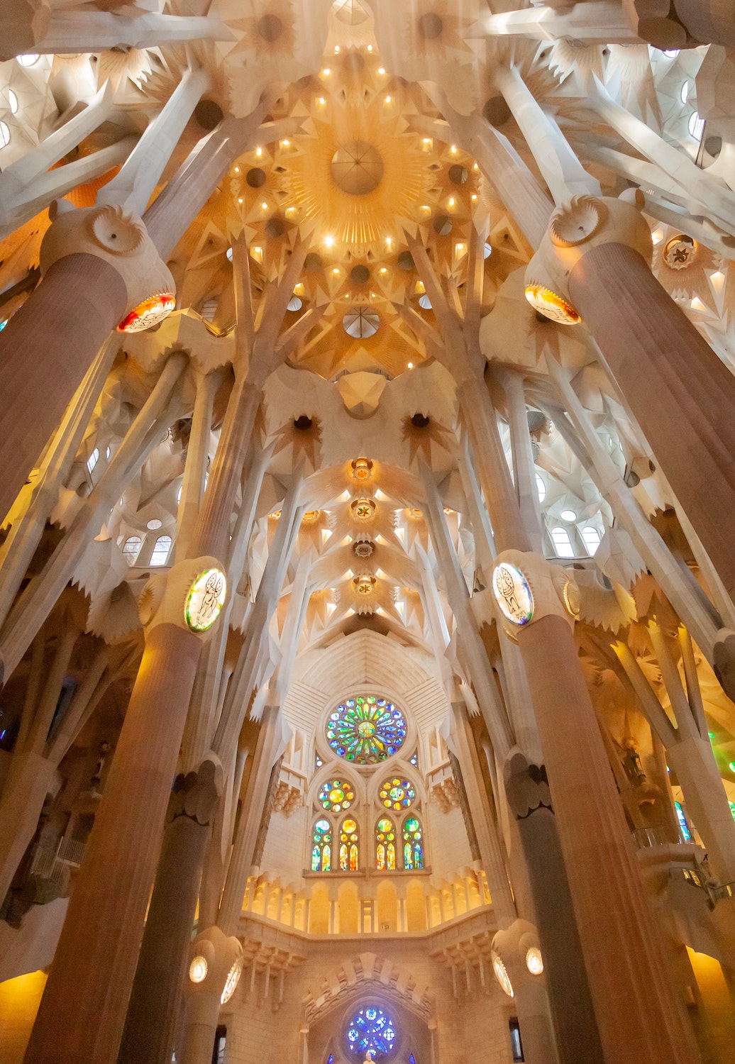 Sagrada Familia, the interior